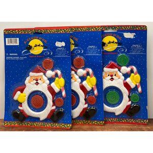 SANTA Claus & Co. Santa Spiral Rulers Set CANDY CANE STOCKING STUFFER